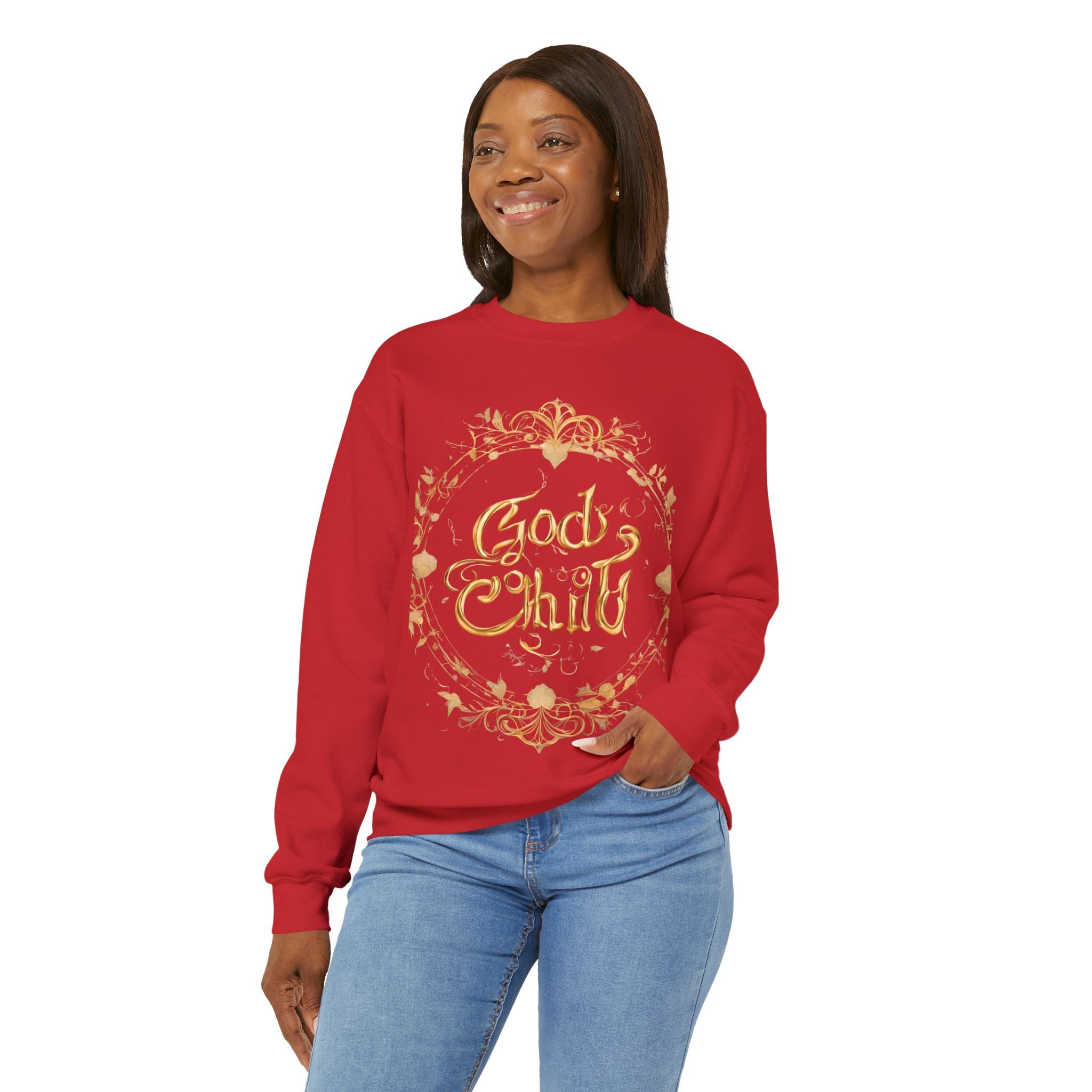 God's Child Sweatshirt Unisex Heavy Blend