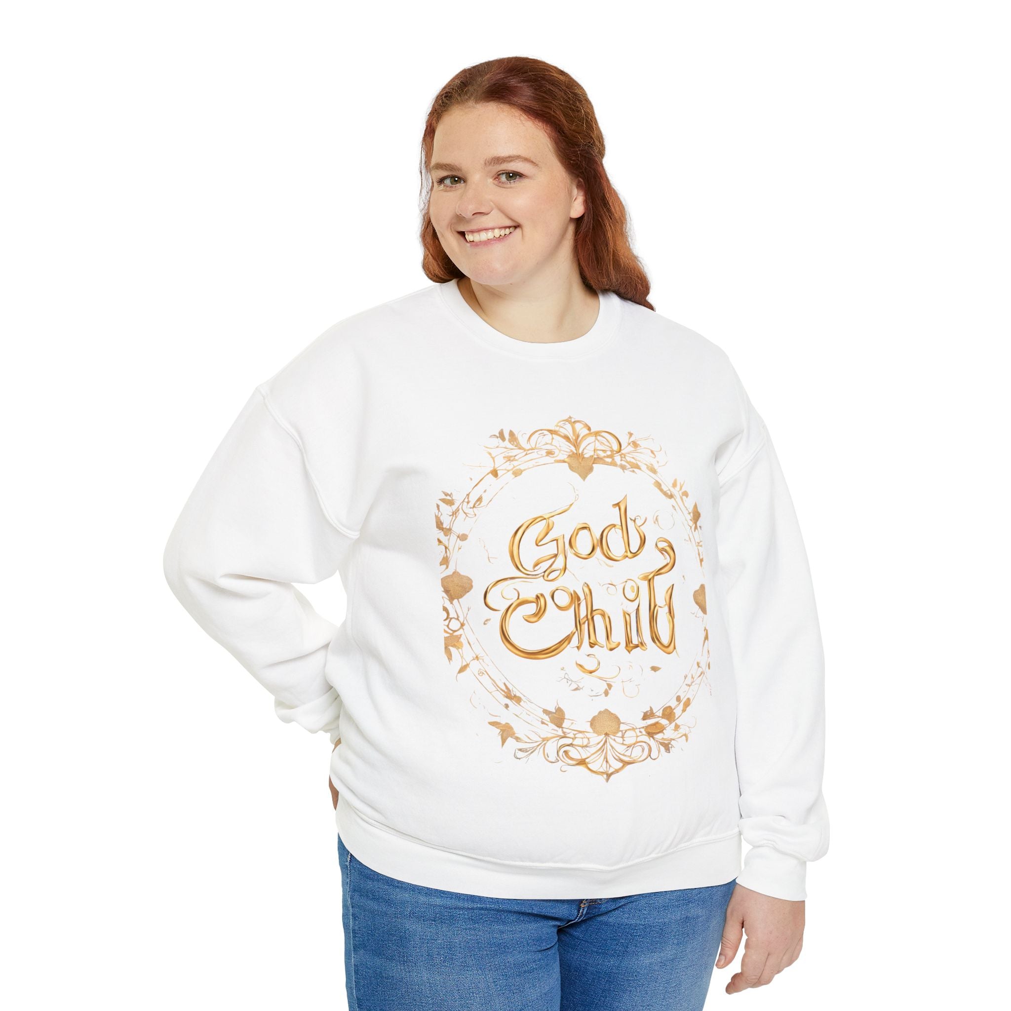 God's Child Sweatshirt Unisex Heavy Blend