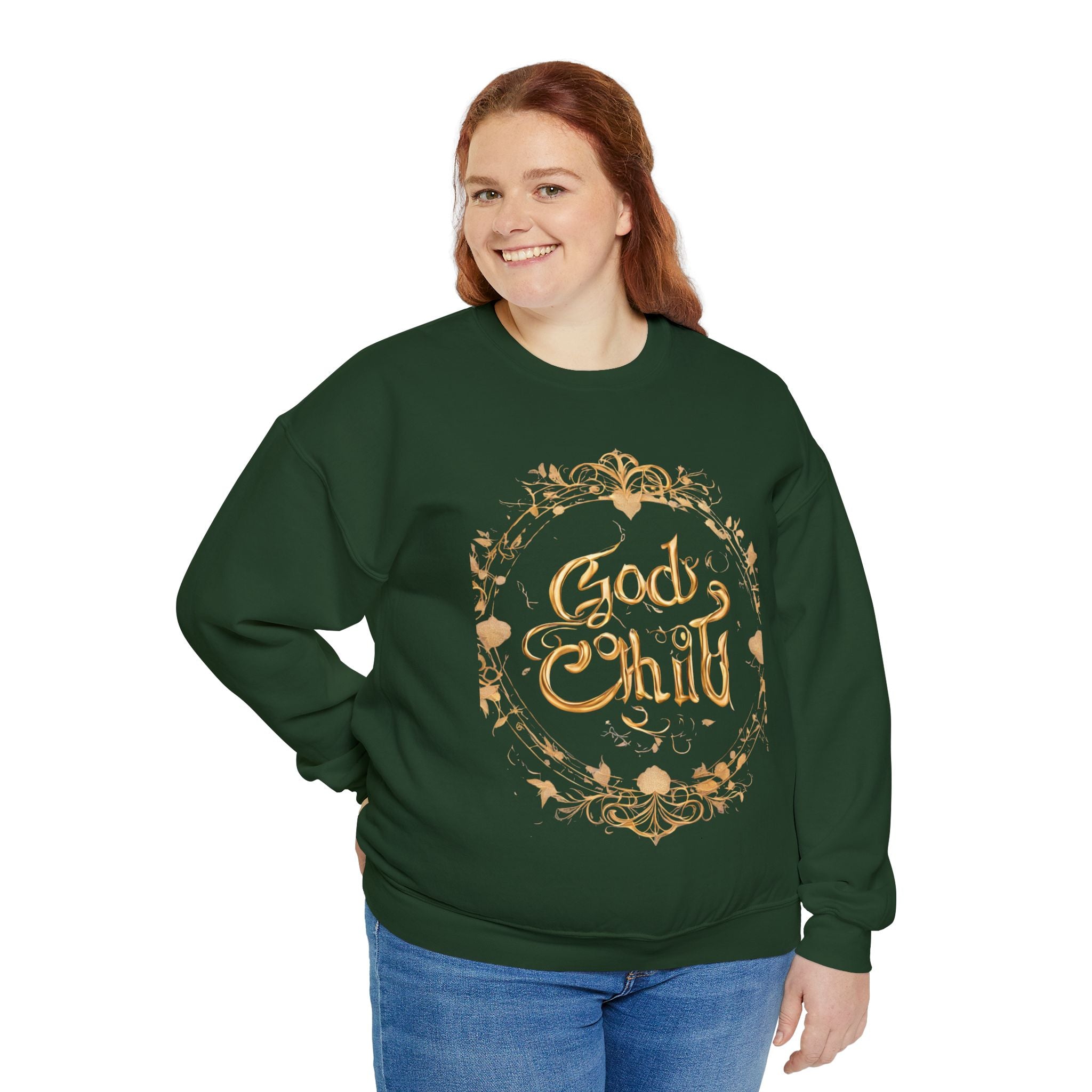 God's Child Sweatshirt Unisex Heavy Blend