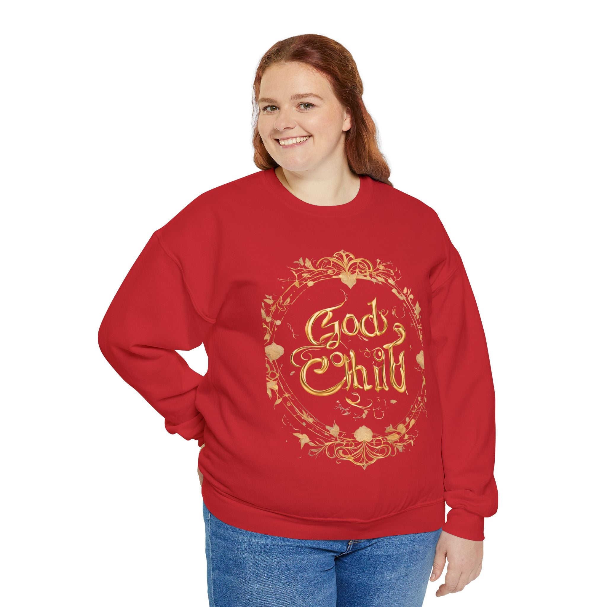 God's Child Sweatshirt Unisex Heavy Blend