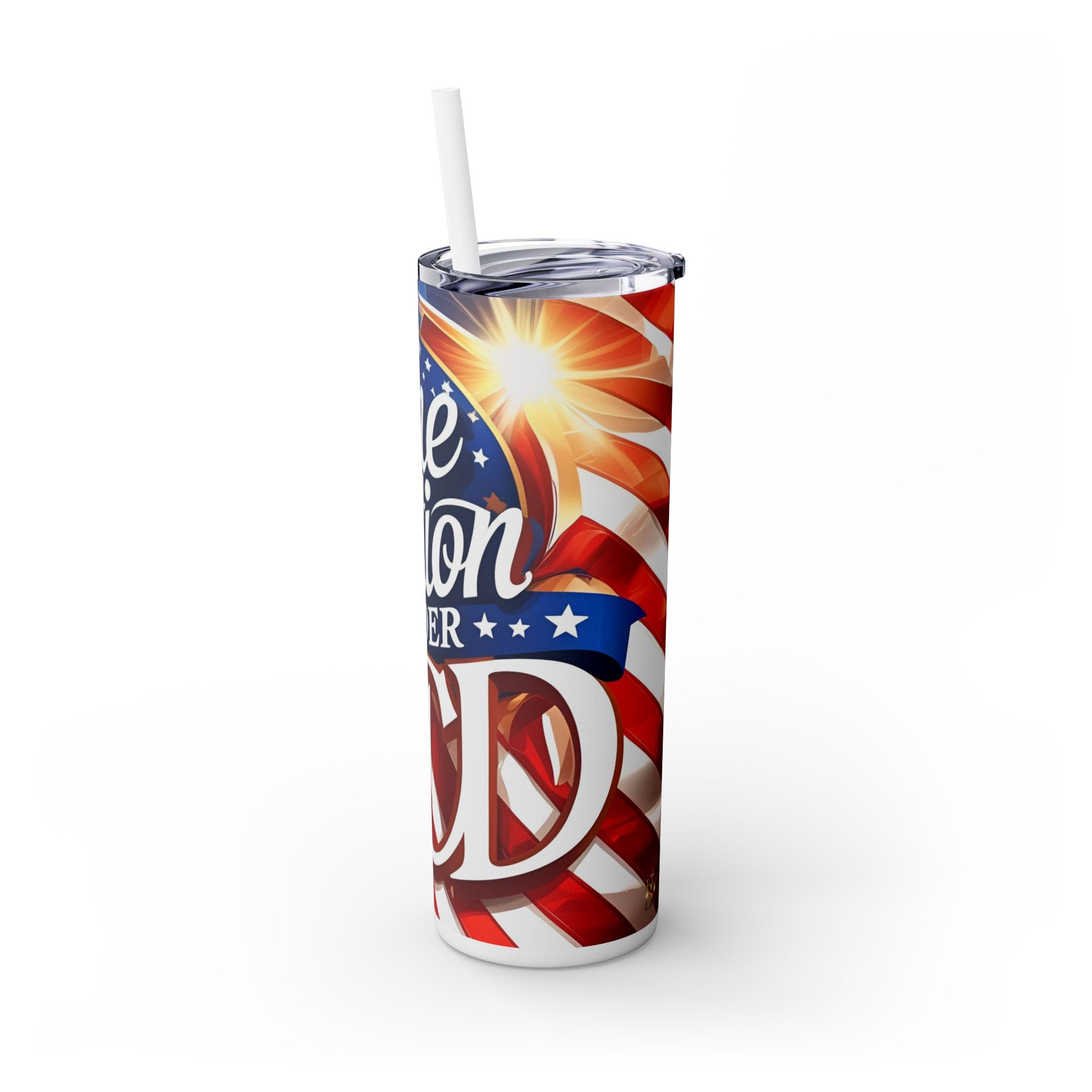 Tumbler - Patriotic Christian One Nation Under God