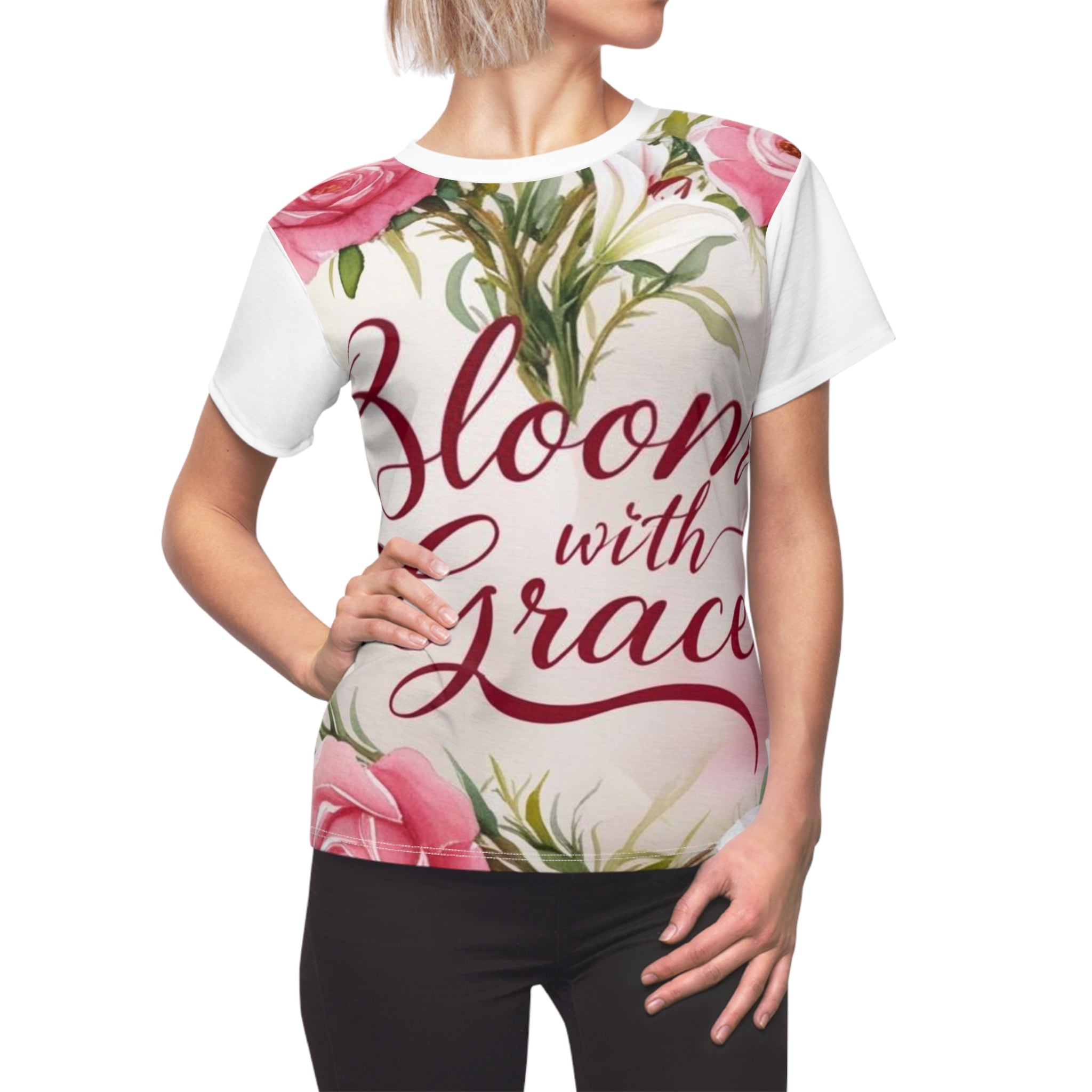 Women's Tee - Bloom with Grace Floral