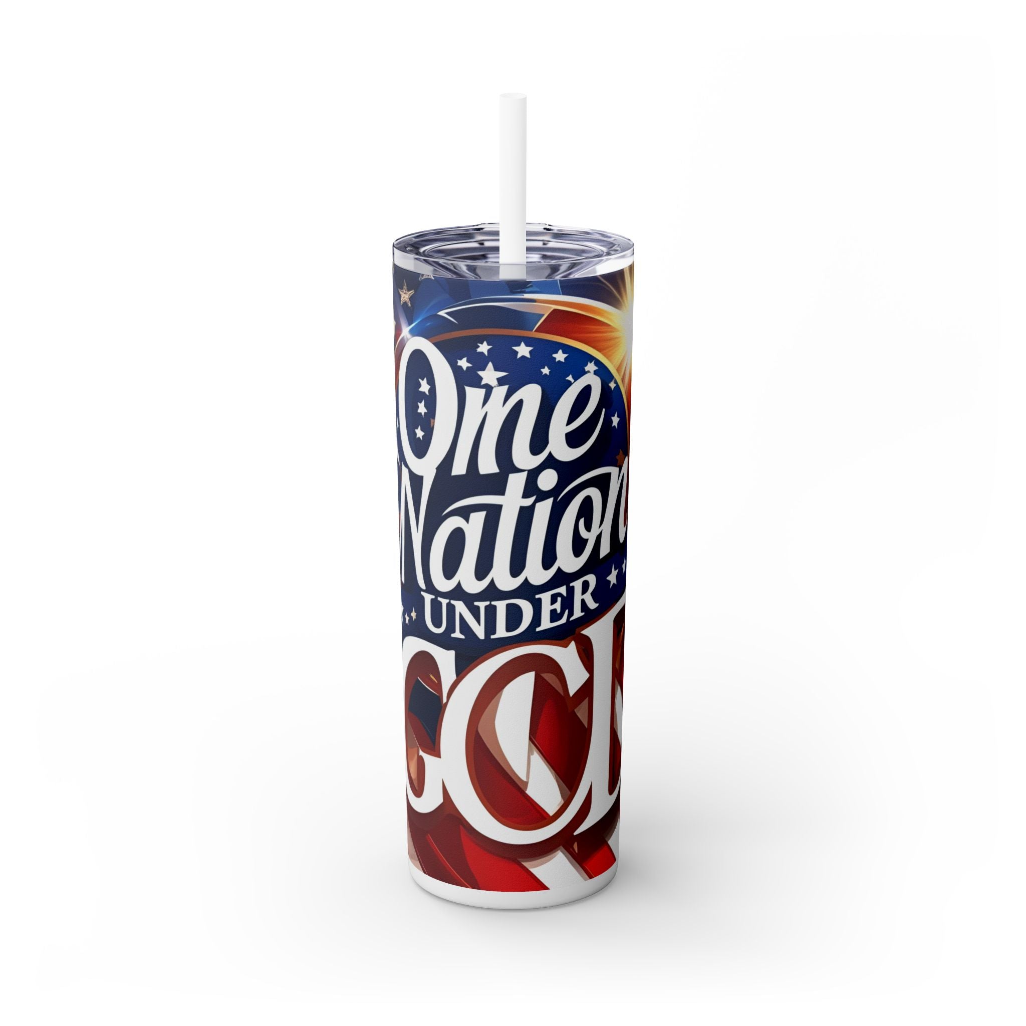 Tumbler - Patriotic Christian One Nation Under God