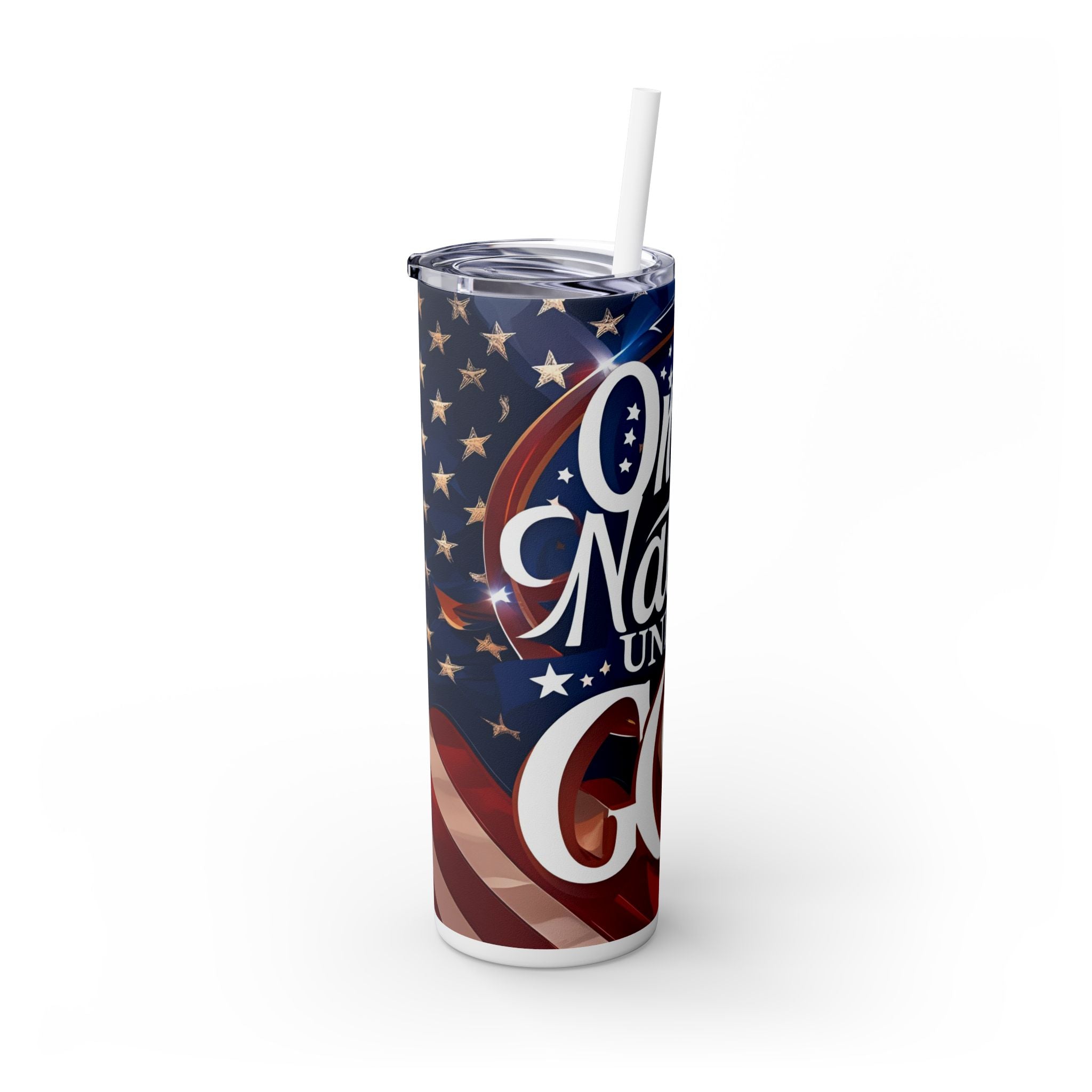 Tumbler - Patriotic Christian One Nation Under God