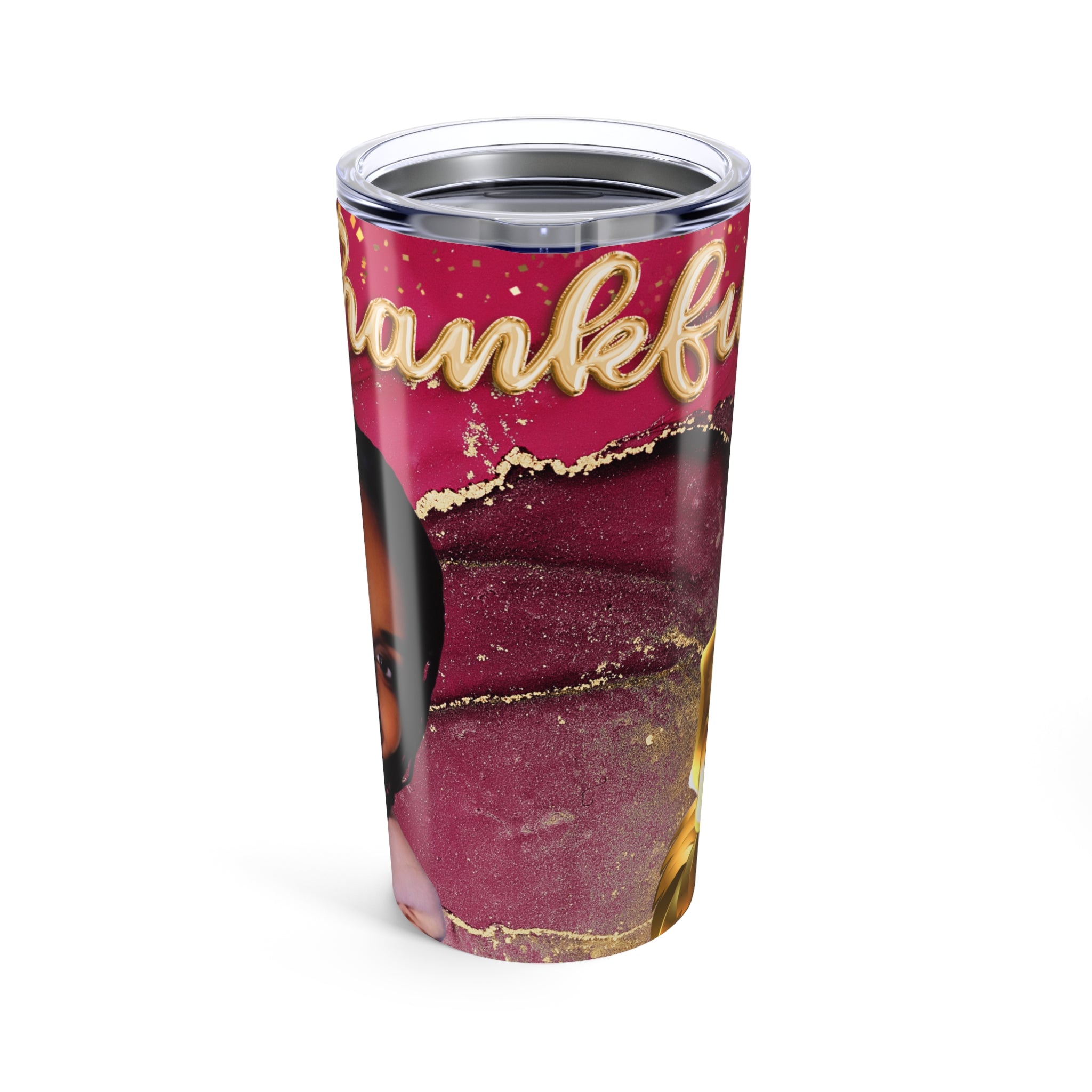 Tumbler 20oz Thankful Christian Mug