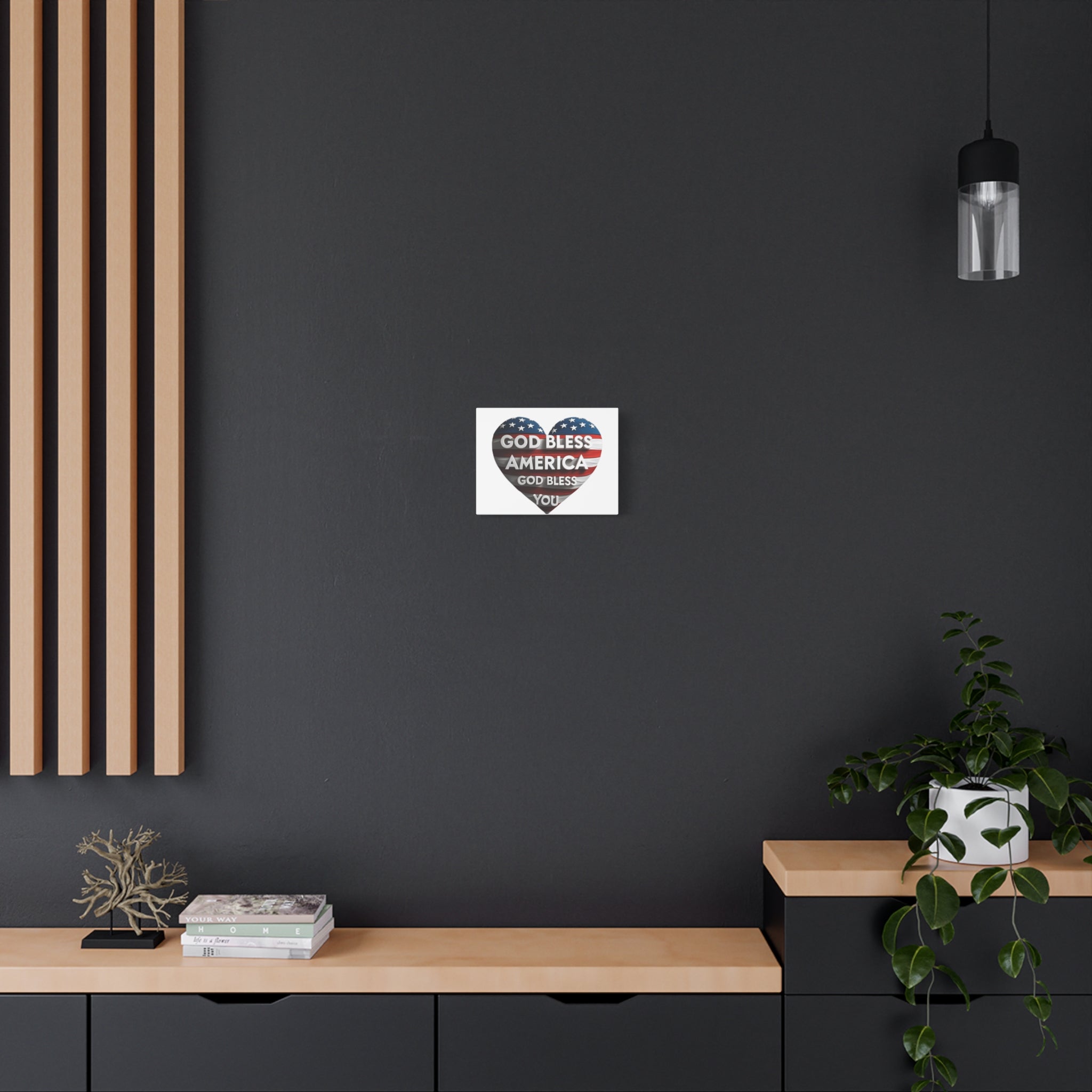 God Bless America Canvas Wall Art