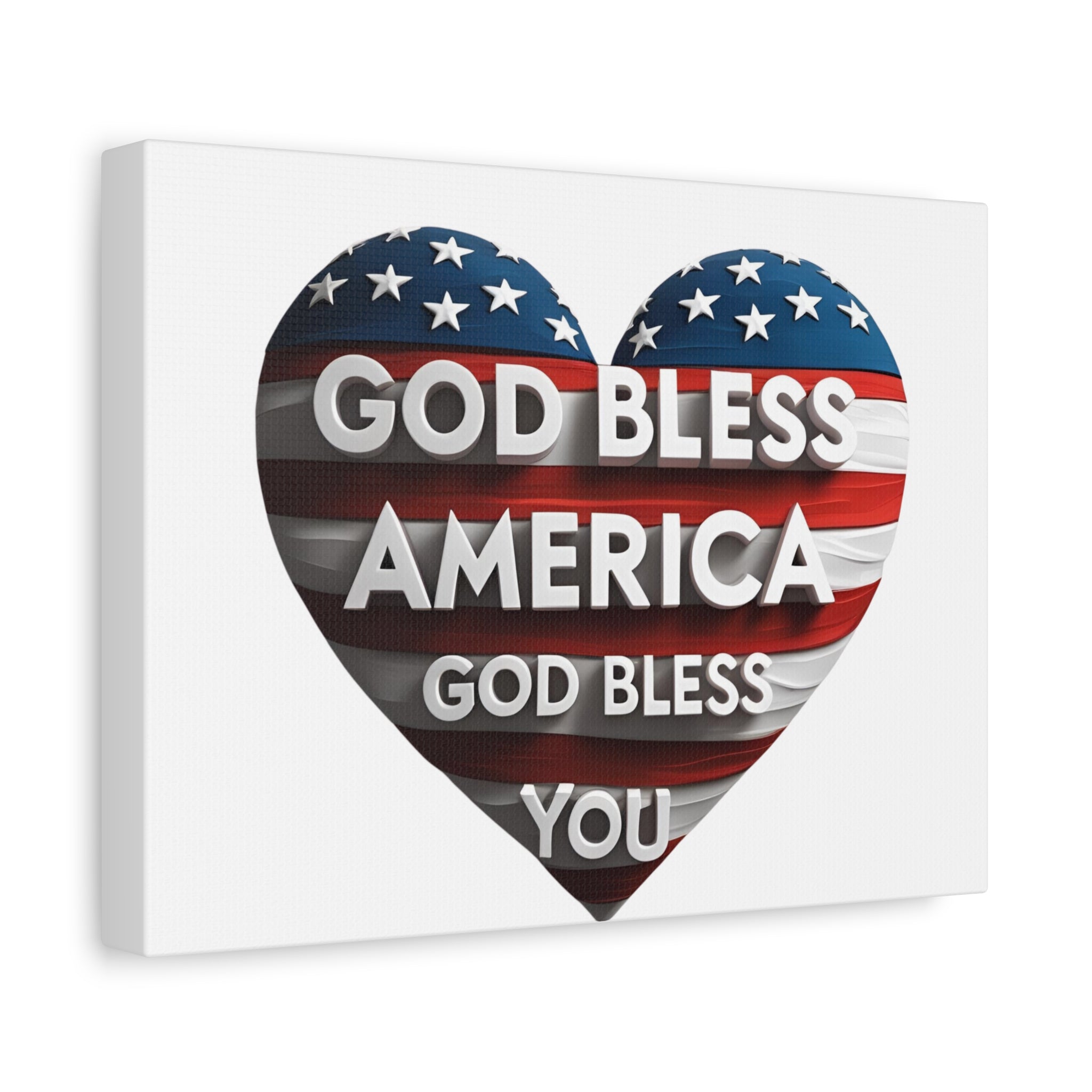 God Bless America Canvas Wall Art