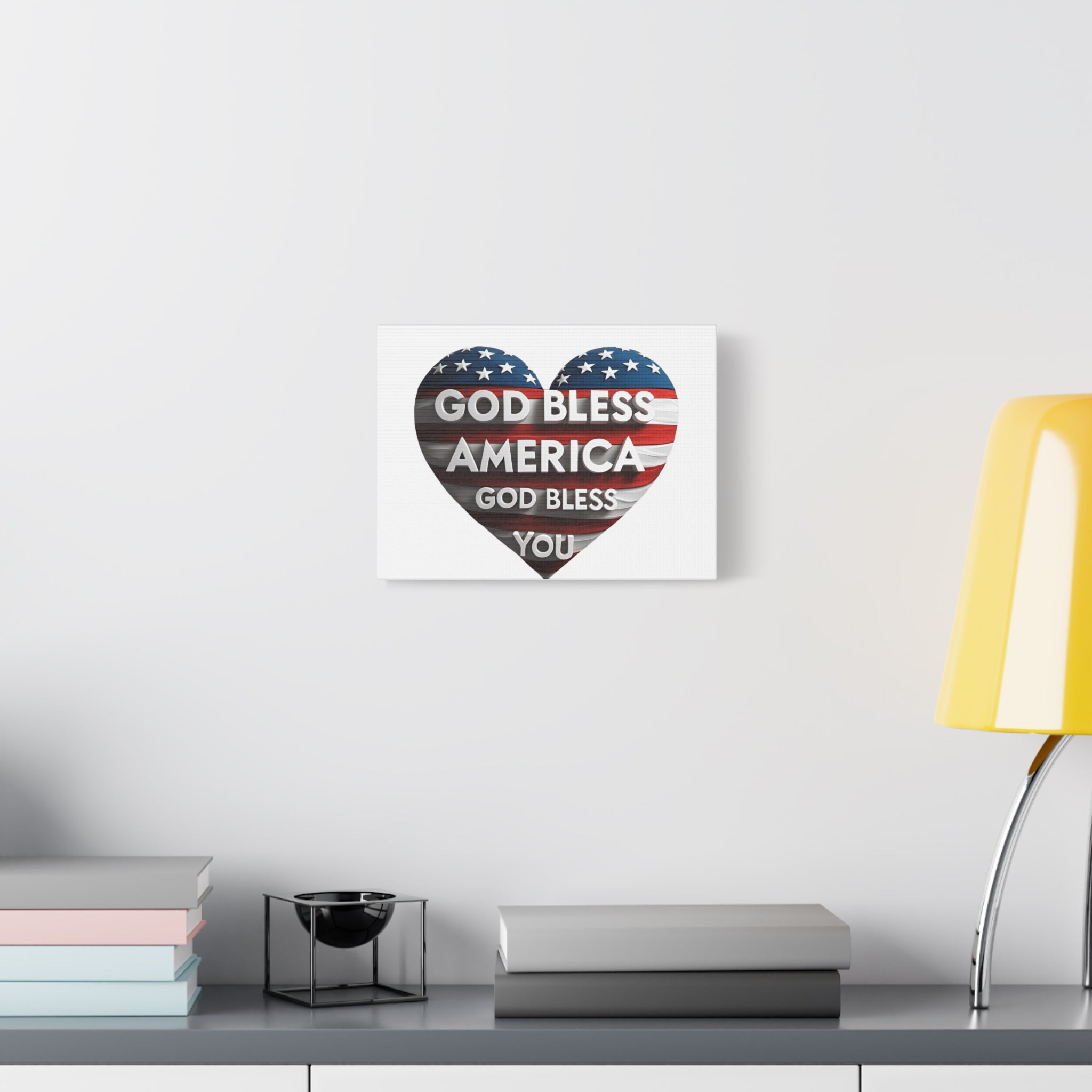 God Bless America Canvas Wall Art