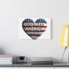 God Bless America Canvas Wall Art