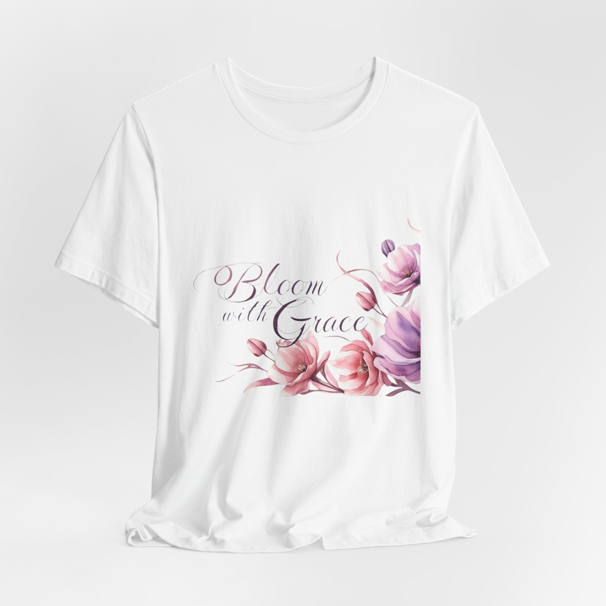 T-Shirt - Bloom with Grace Inspirational Tee